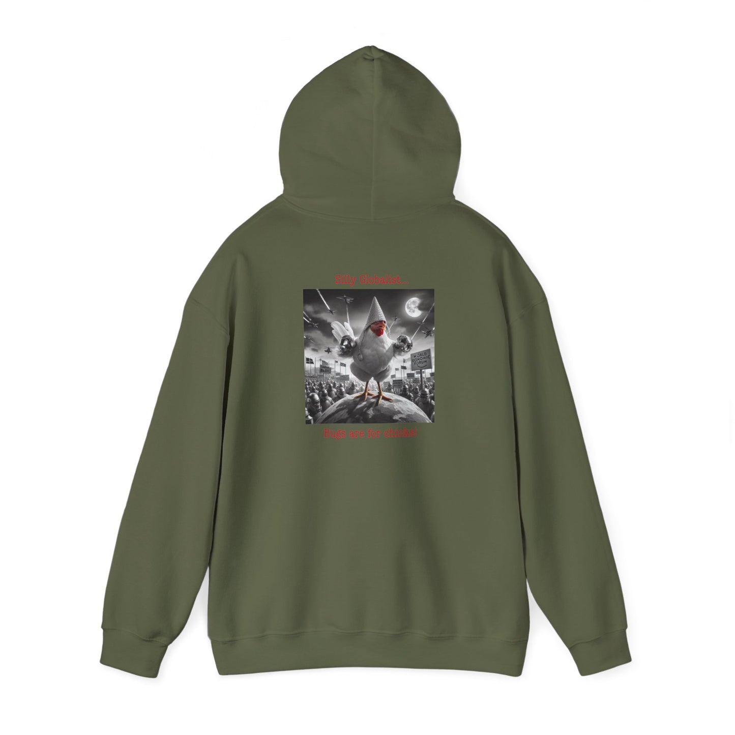 Silly Globalist Hoodie back