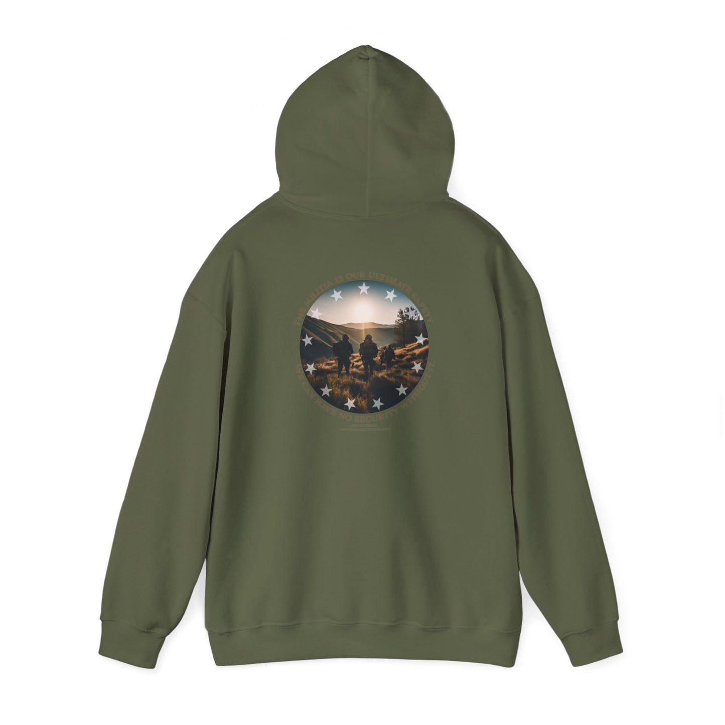 Militia Hoodie Back