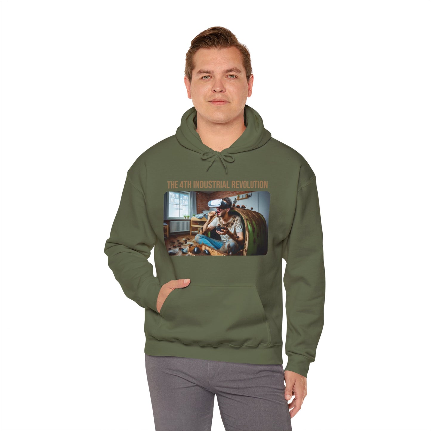 Industrial Front Hoodie