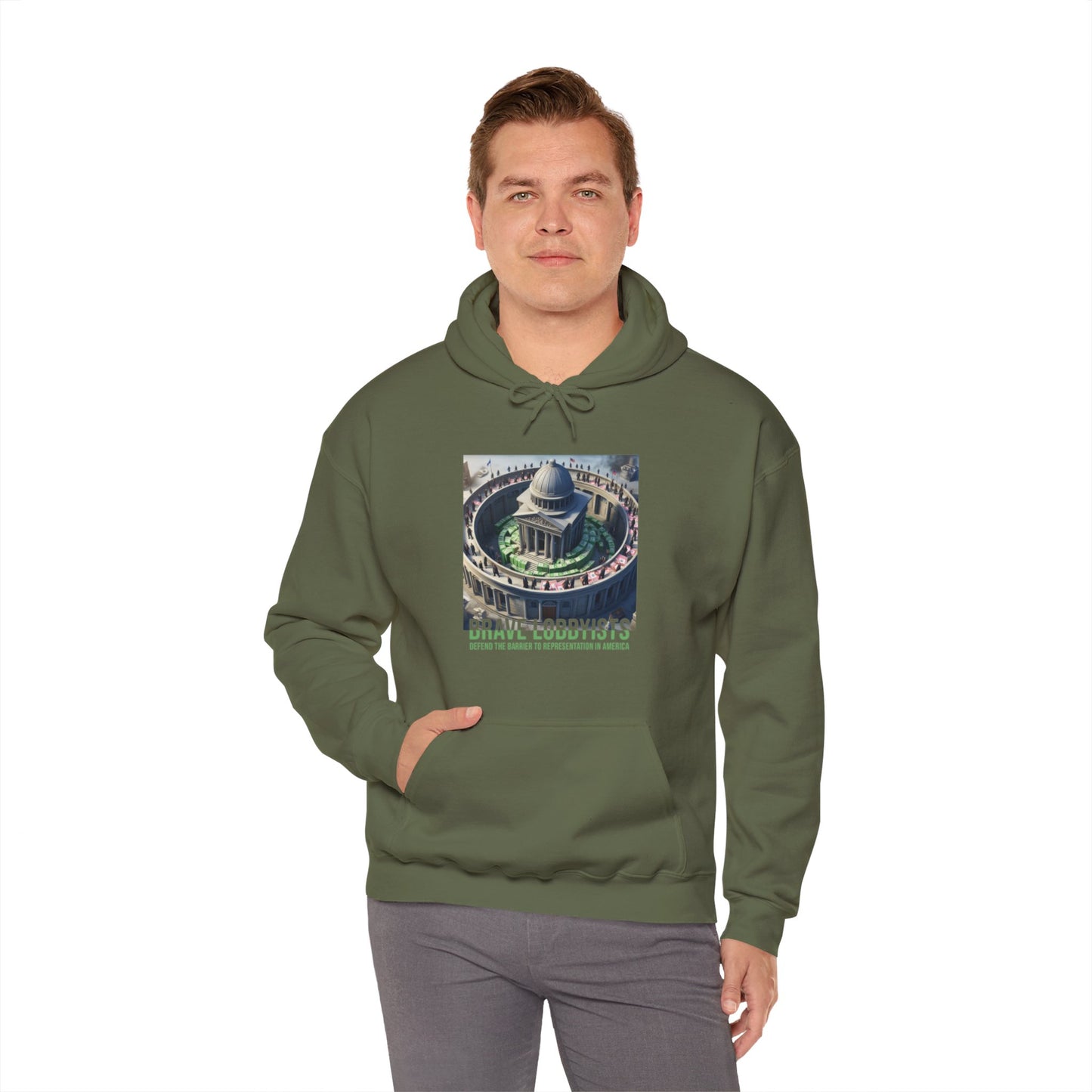 Lobbyist Front Hoodie