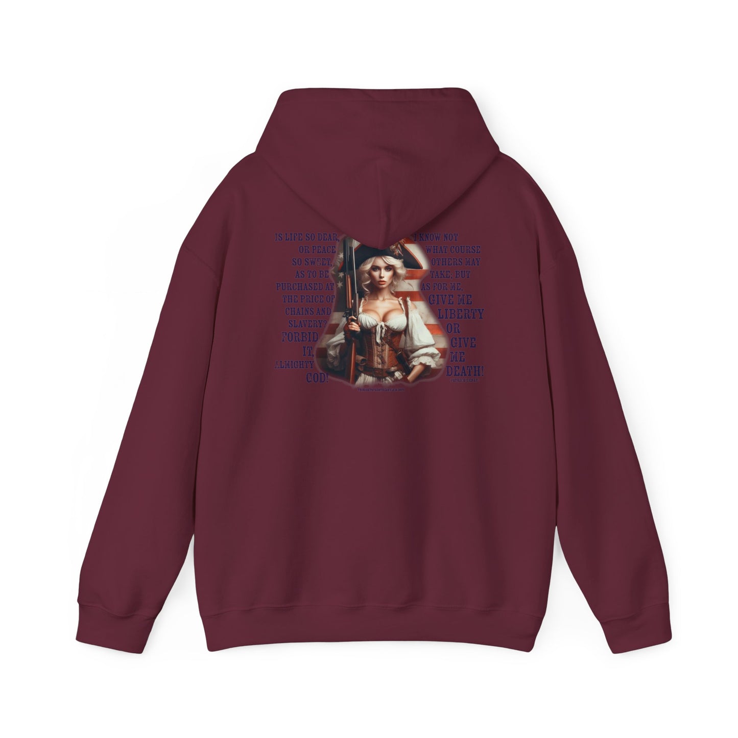 Liberty or Death Hoodie Back