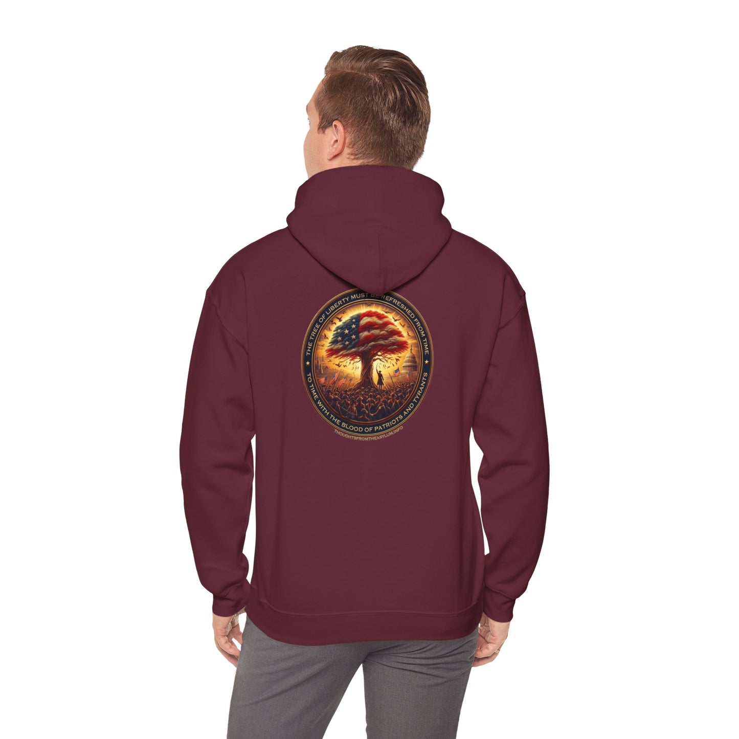 Patriots and Tyrants Hoodie Back