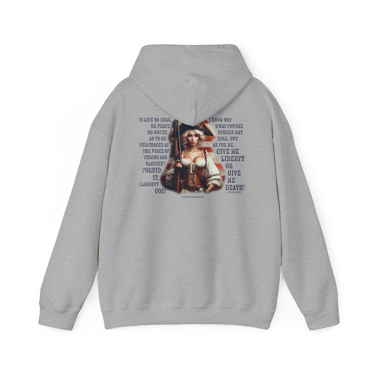Liberty or Death Hoodie Back