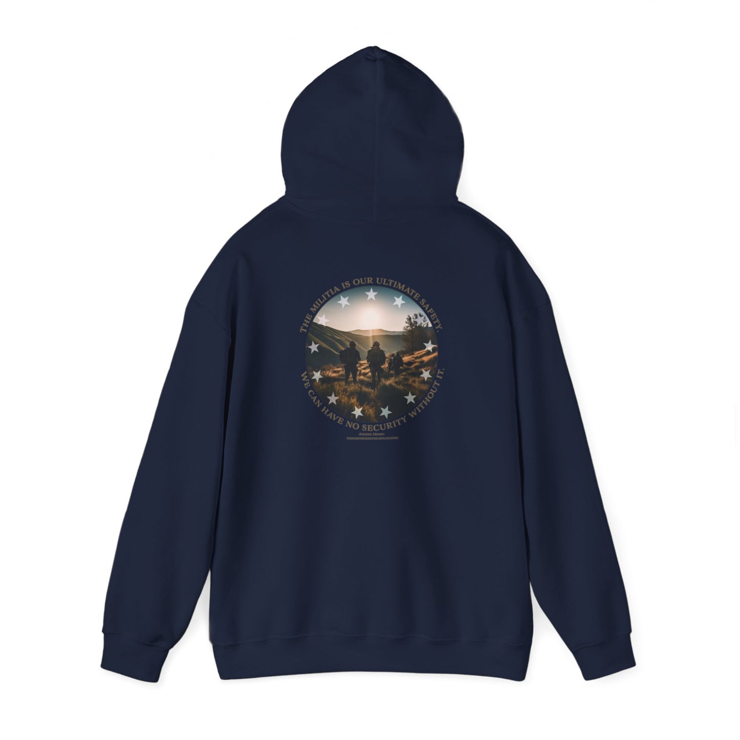 Militia Hoodie Back