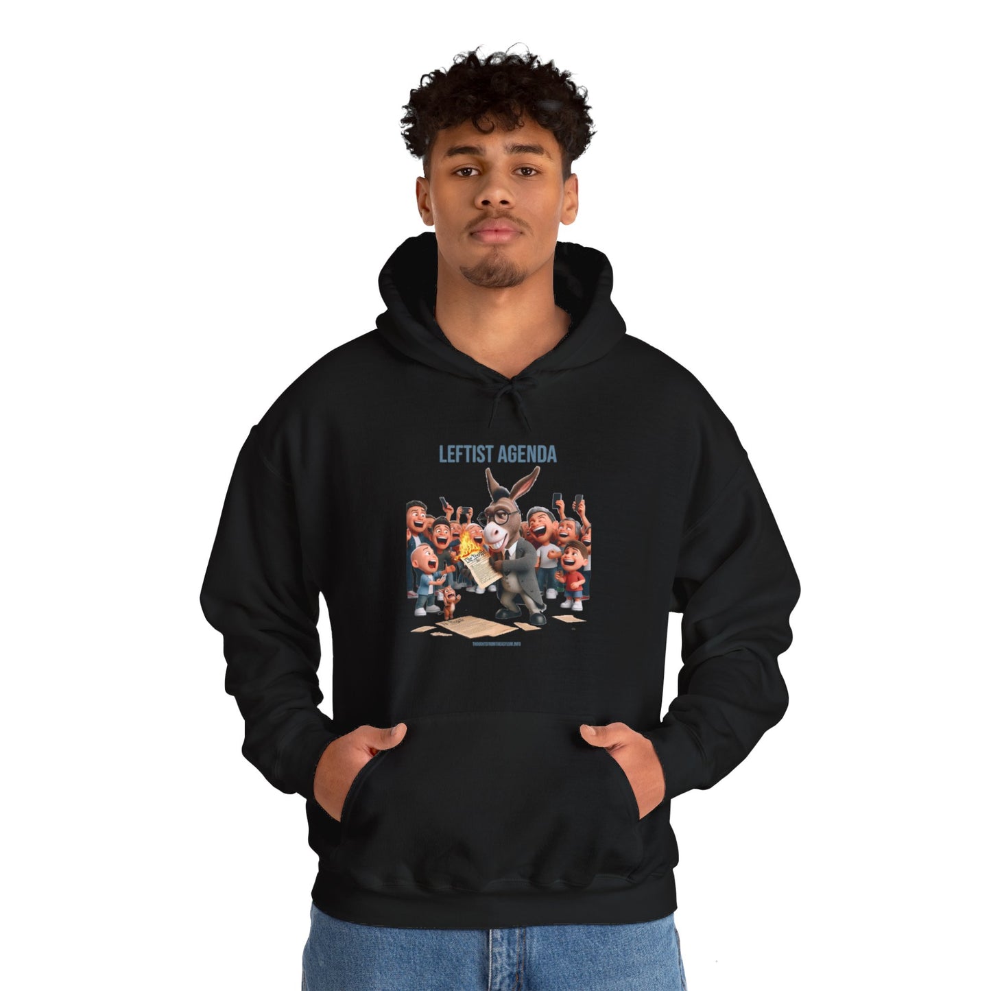 Leftist Agenda Hoodie Front