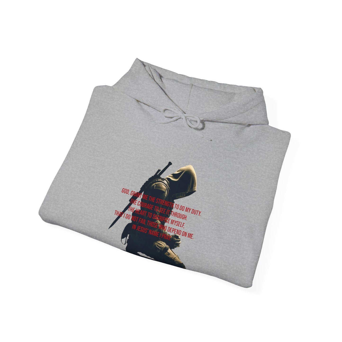A Man's Prayer Hoodie Front