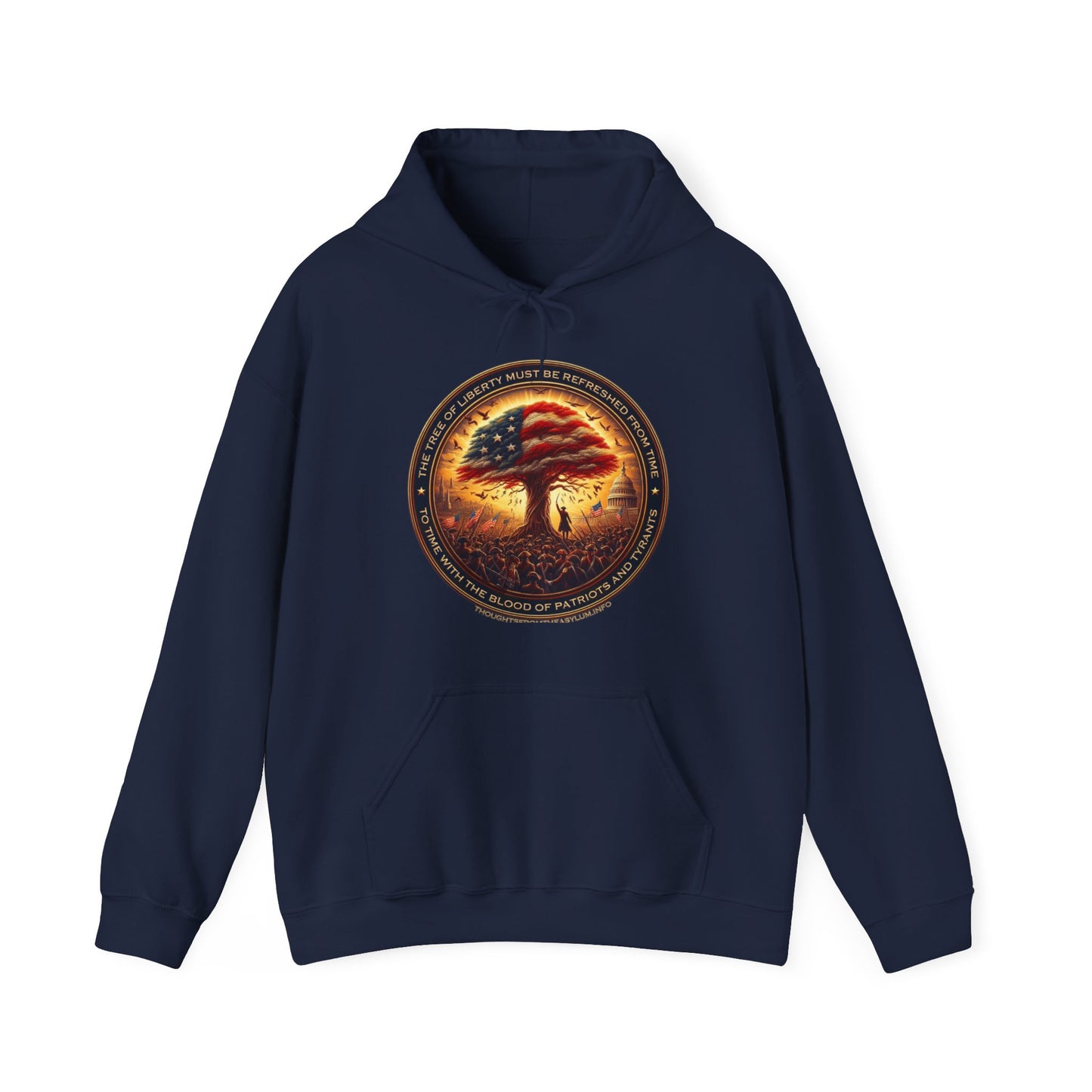 Patriots and Tyrants Hoodie Front
