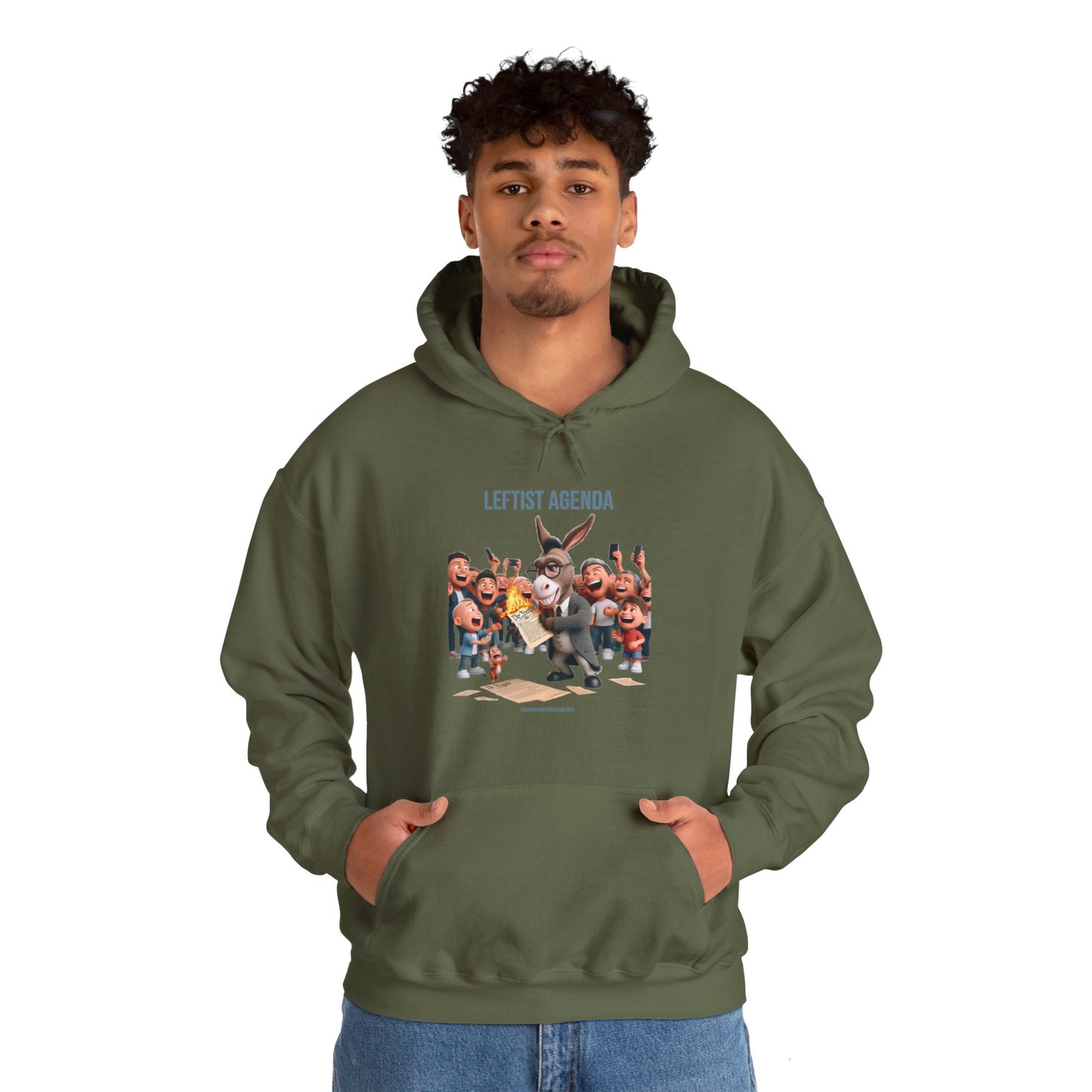 Leftist Agenda Hoodie Front