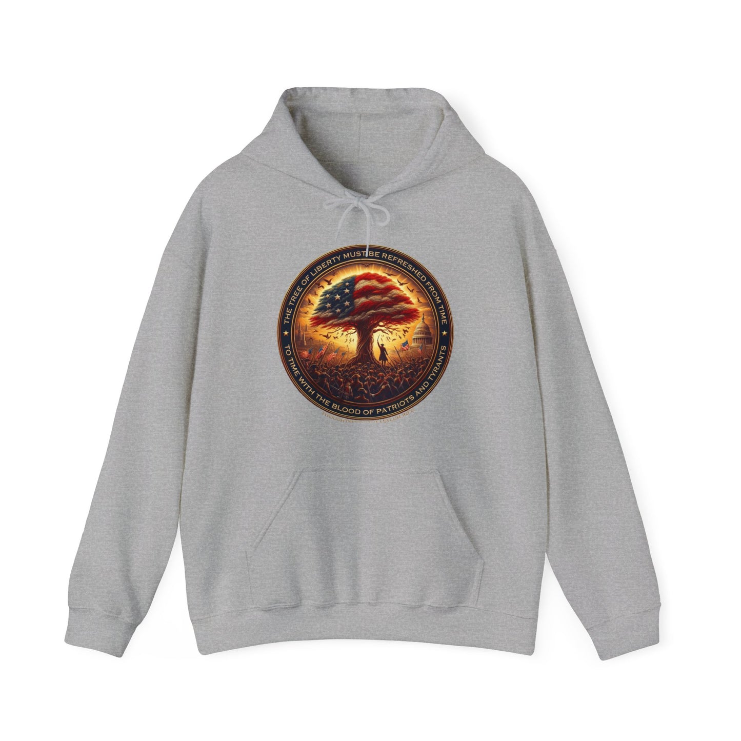 Patriots and Tyrants Hoodie Front