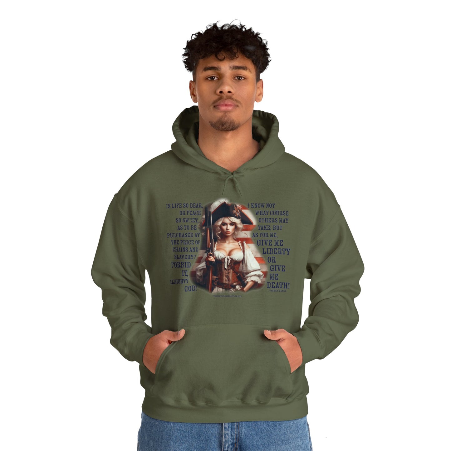 Liberty or Death Hoodie Front