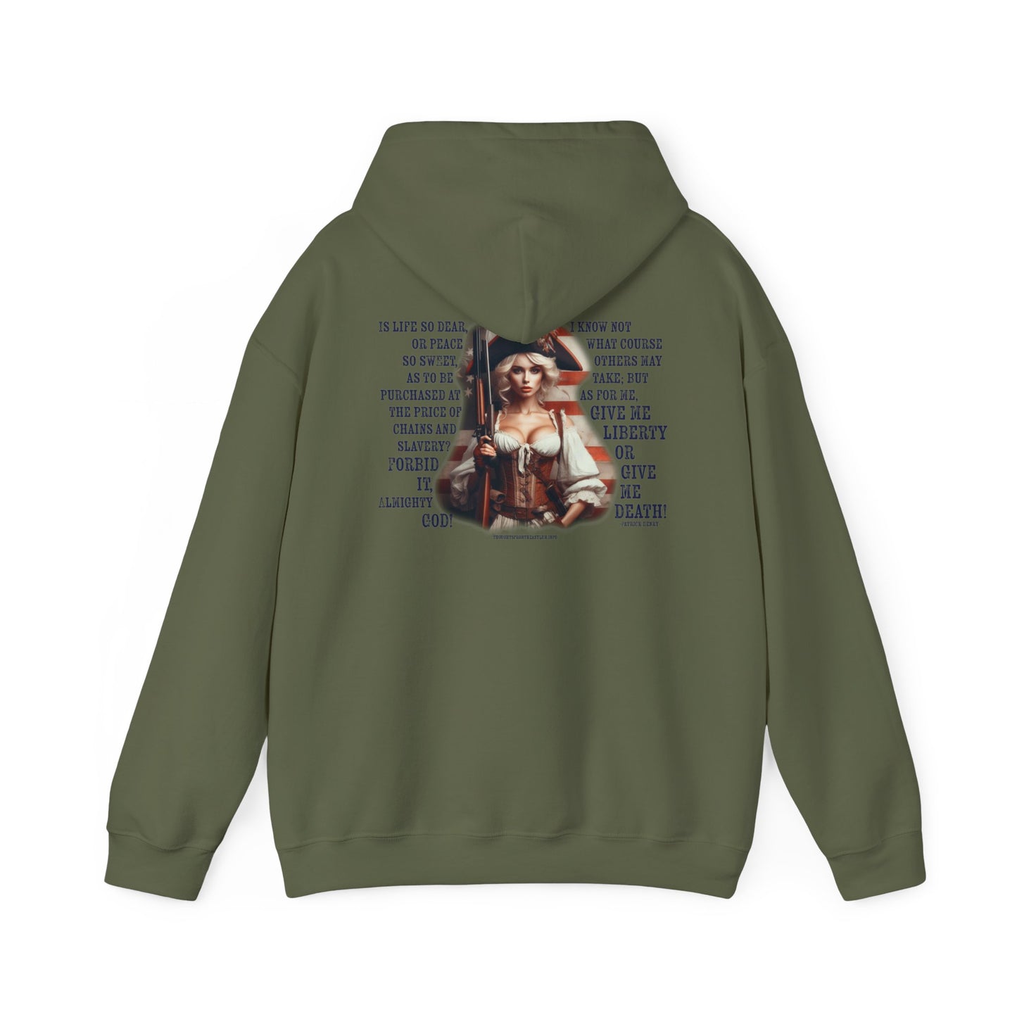 Liberty or Death Hoodie Back