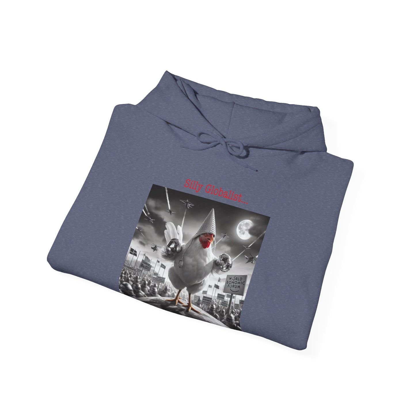 Silly Globalist Hoodie Front