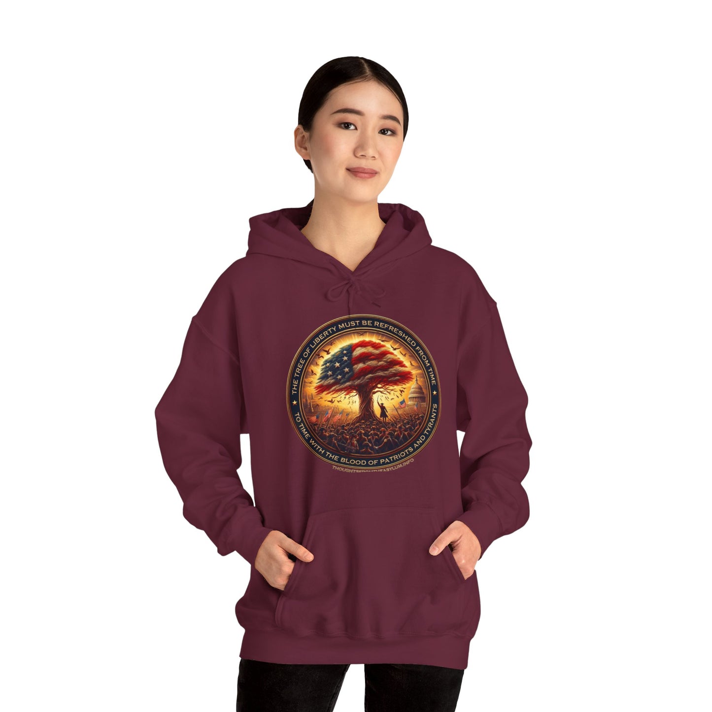 Patriots and Tyrants Hoodie Front