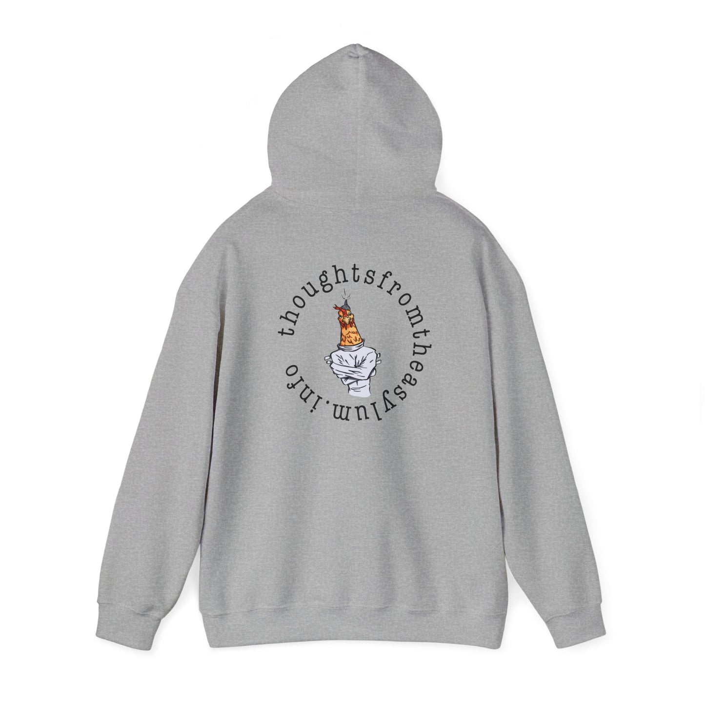 Round Logo Hoodie Back