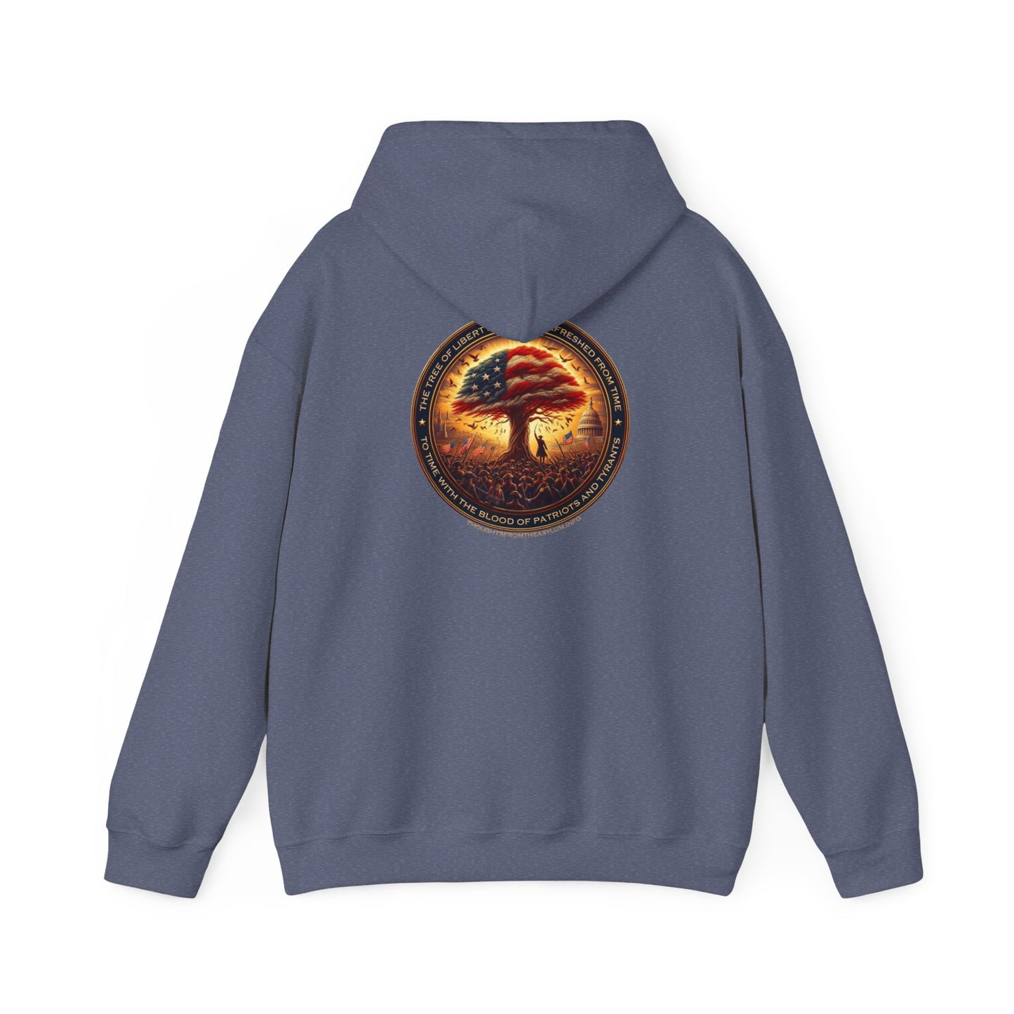 Patriots and Tyrants Hoodie Back