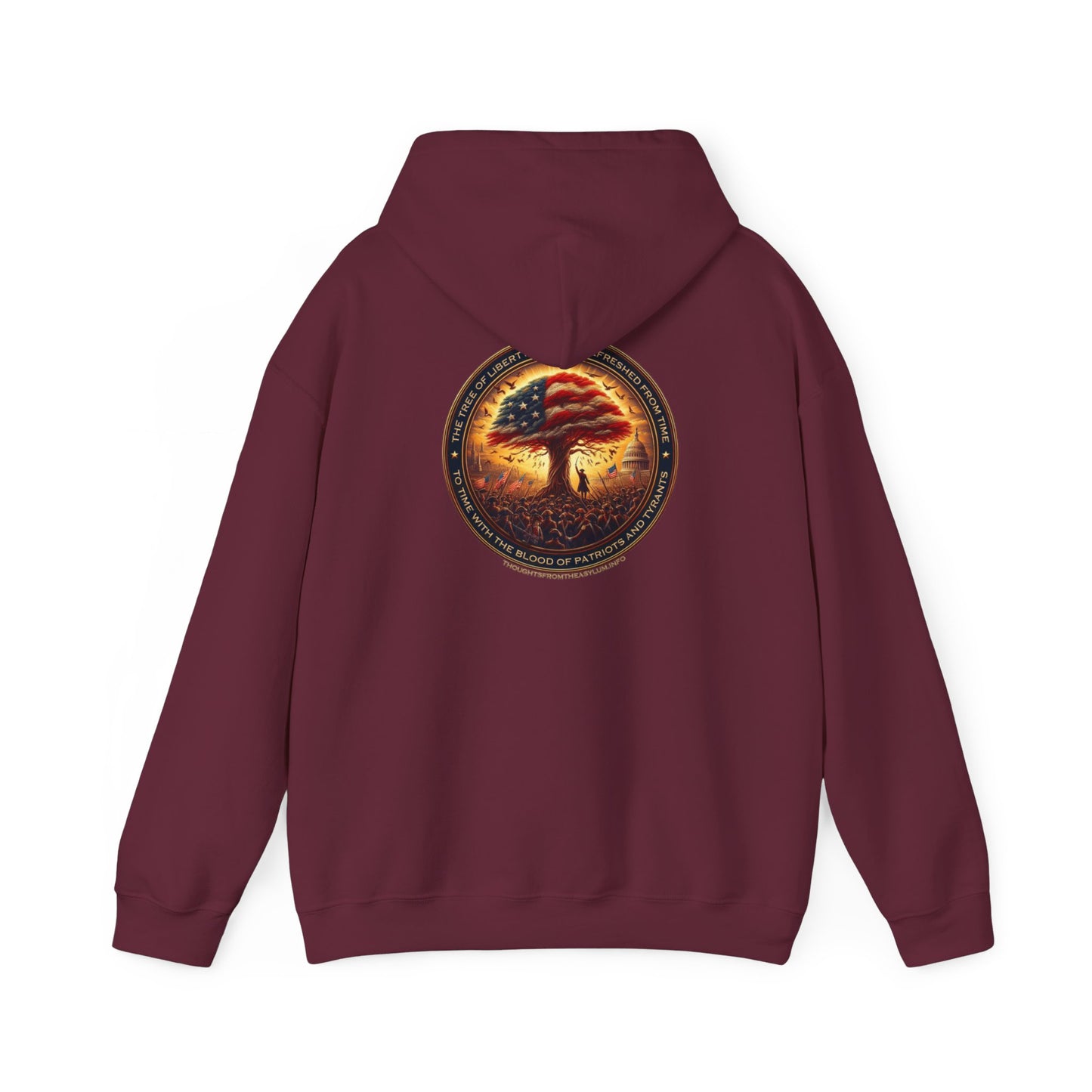 Patriots and Tyrants Hoodie Back