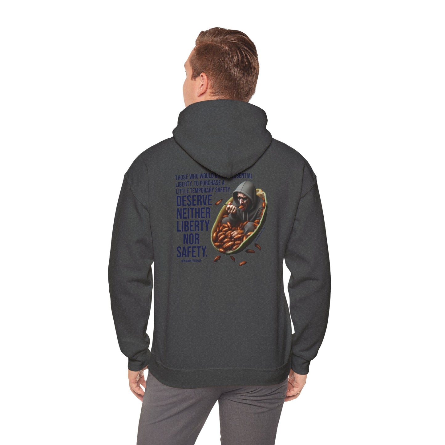 Liberty Nor Safety Hoodie Back