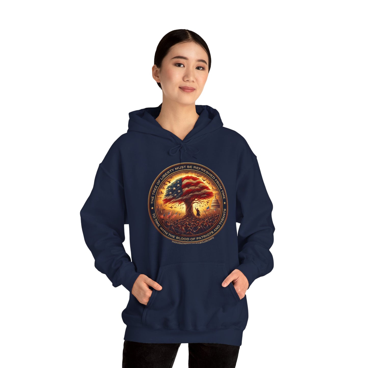 Patriots and Tyrants Hoodie Front
