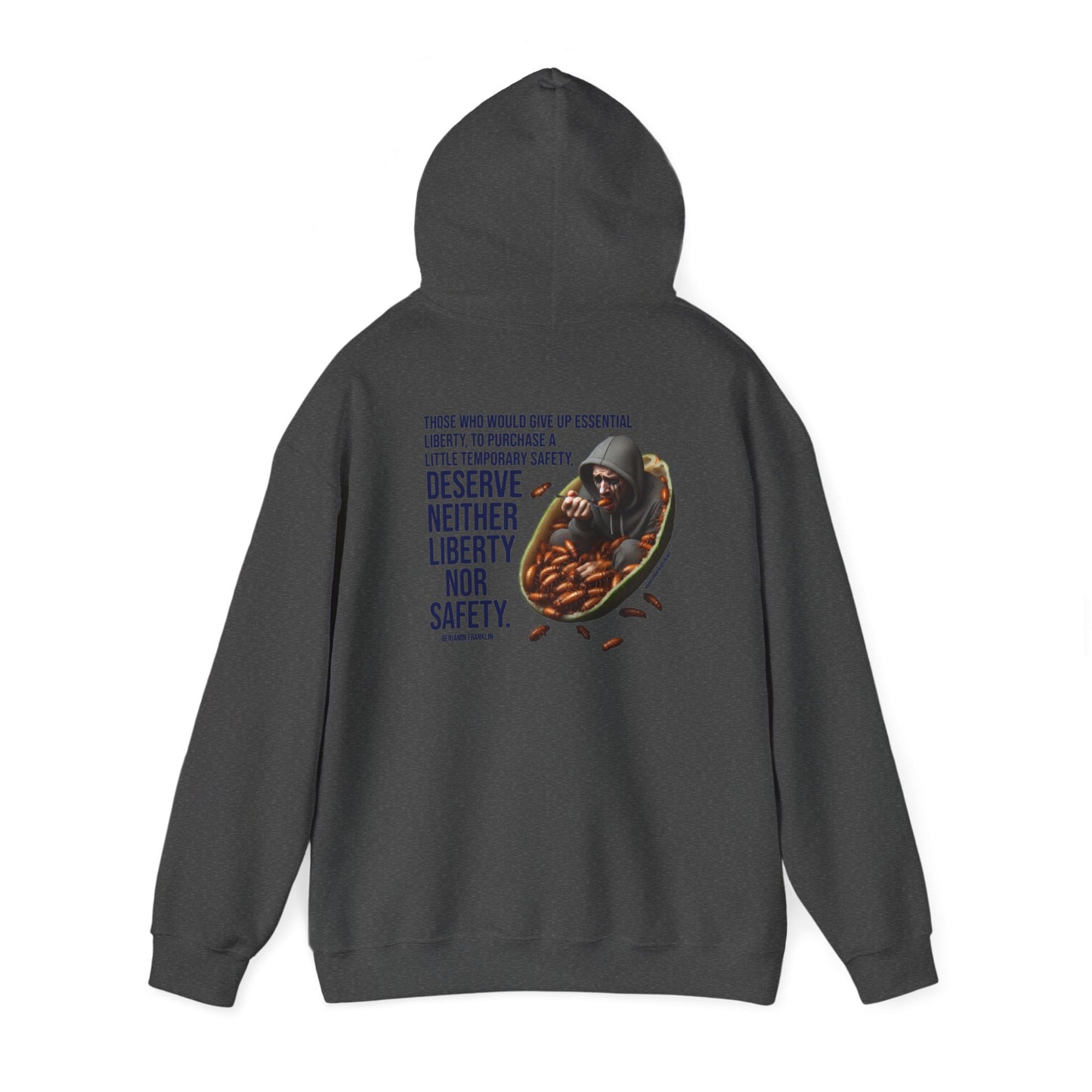 Liberty Nor Safety Hoodie Back