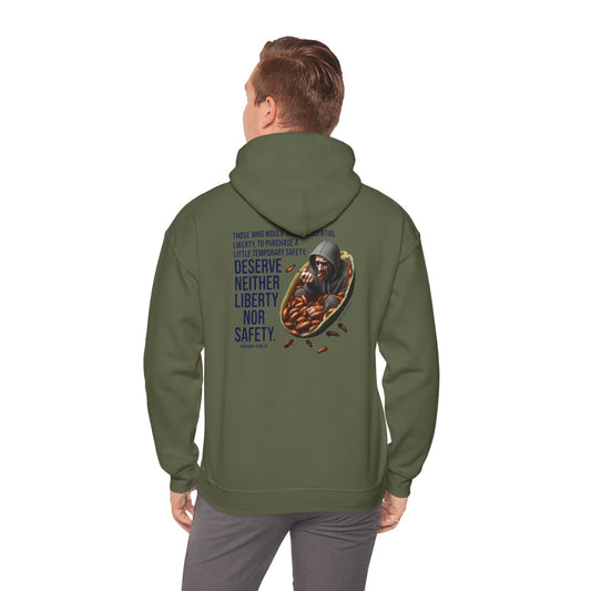 Liberty Nor Safety Hoodie Back