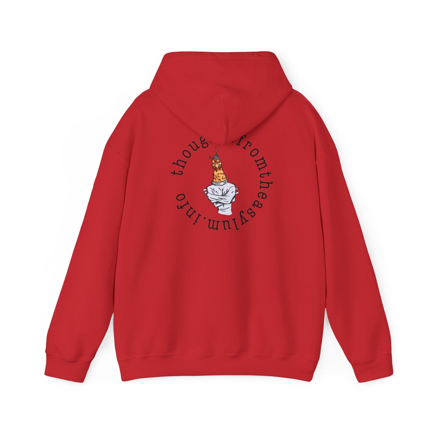 Round Logo Hoodie Back