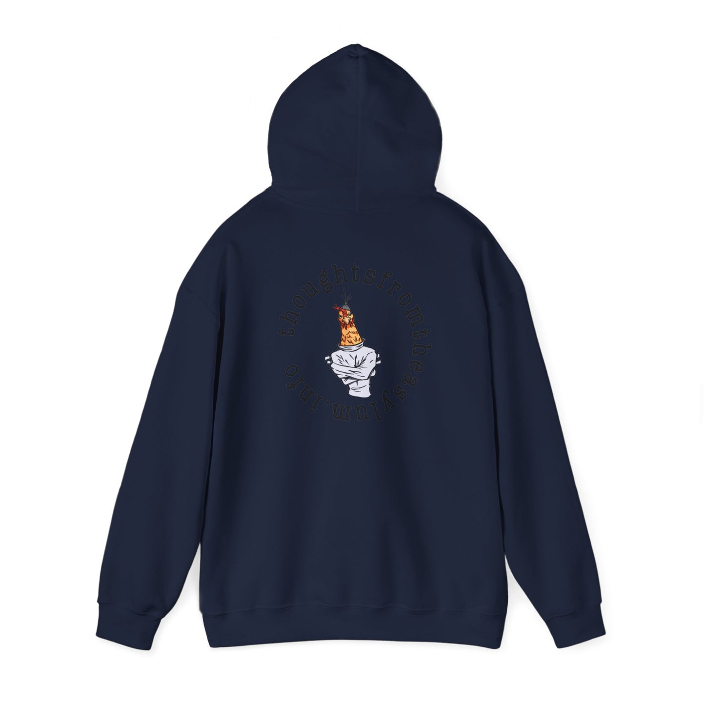 Round Logo Hoodie Back