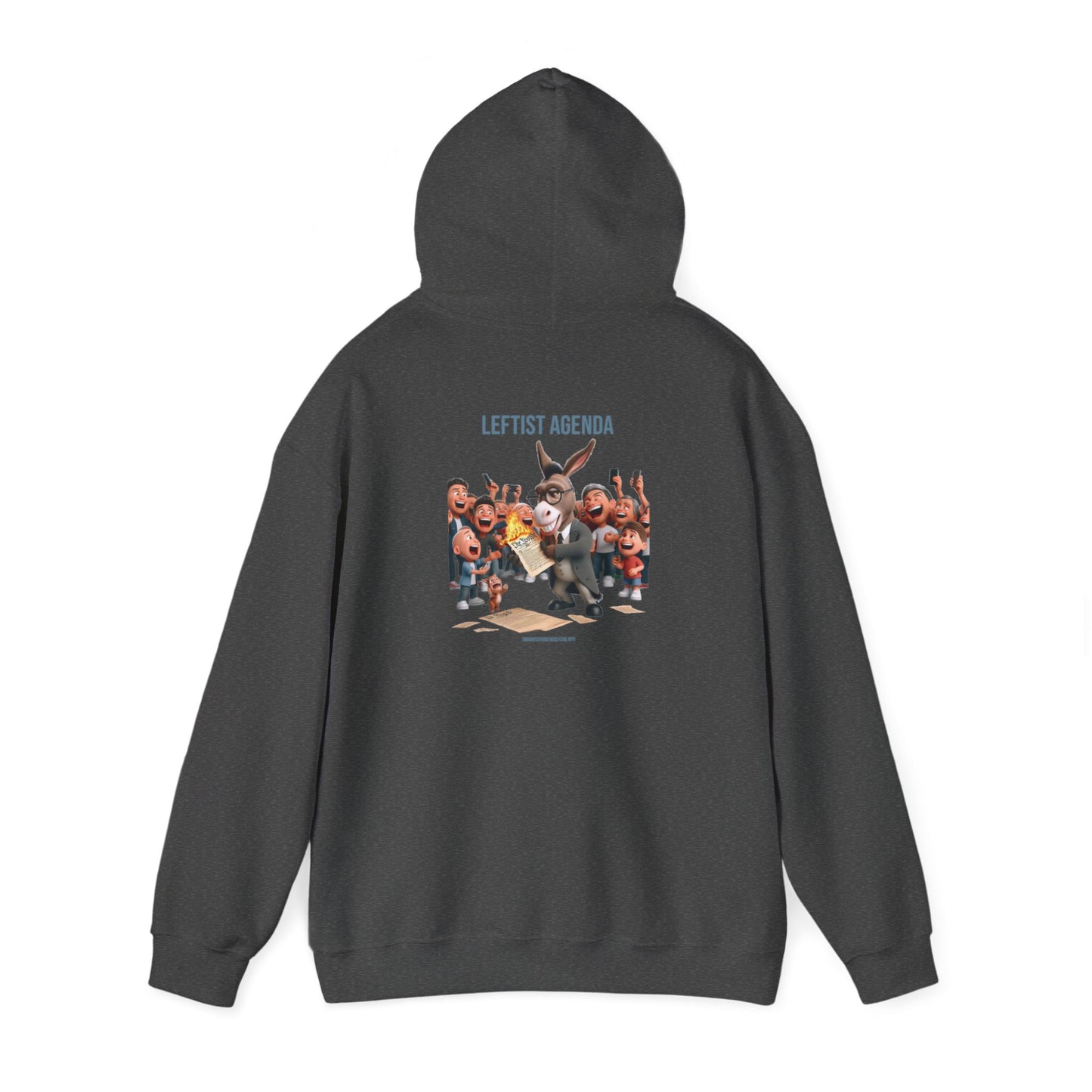 Leftist Agenda Hoodie Back