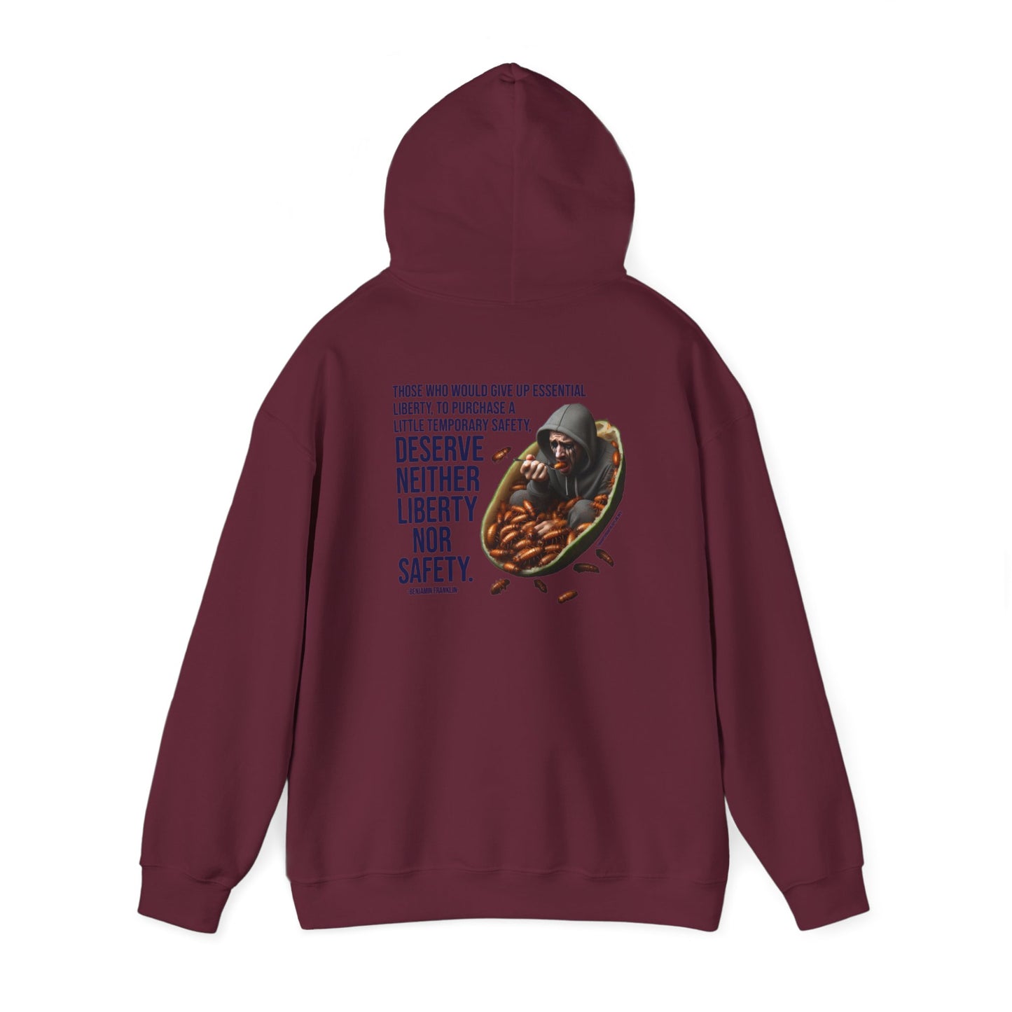 Liberty Nor Safety Hoodie Back