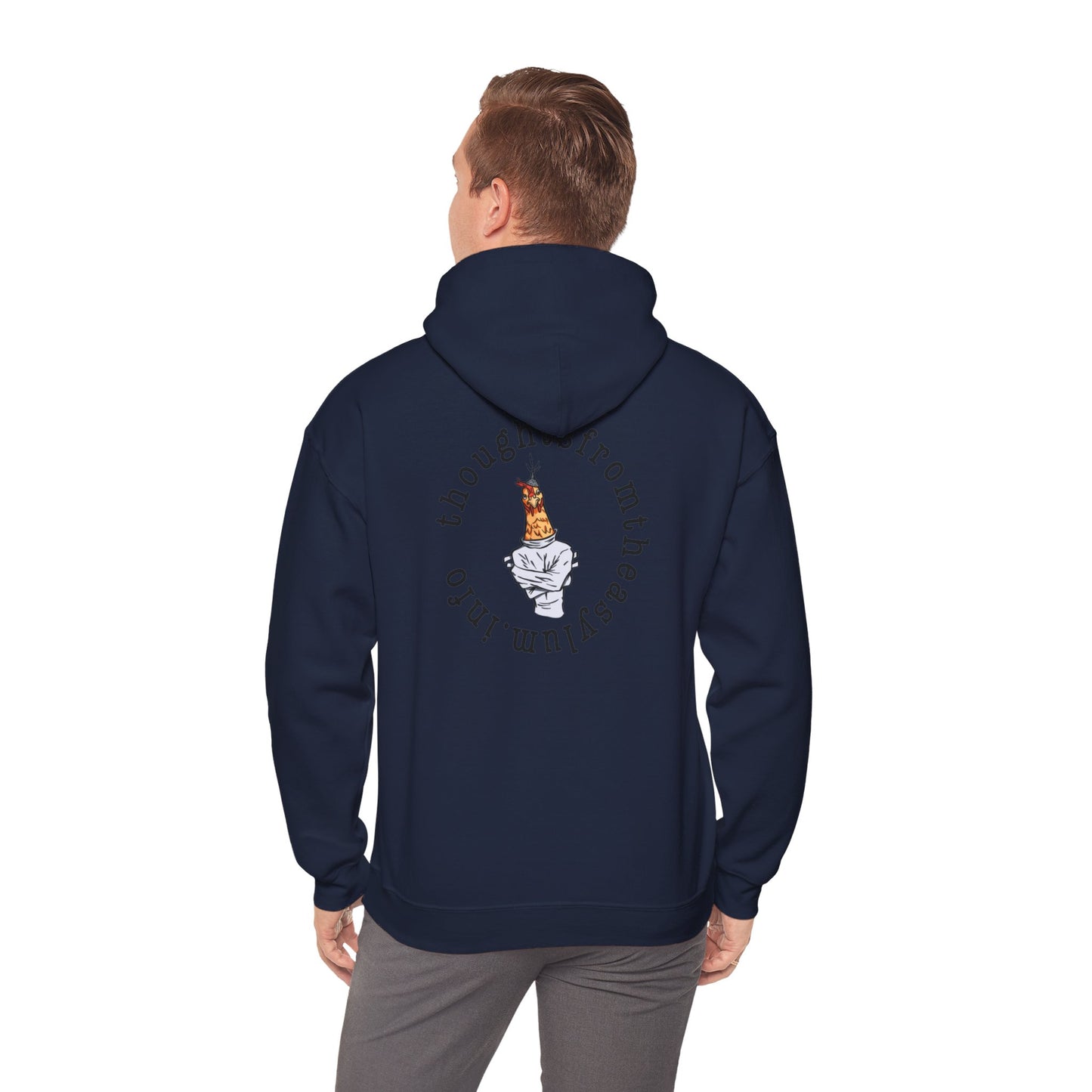 Round Logo Hoodie Back