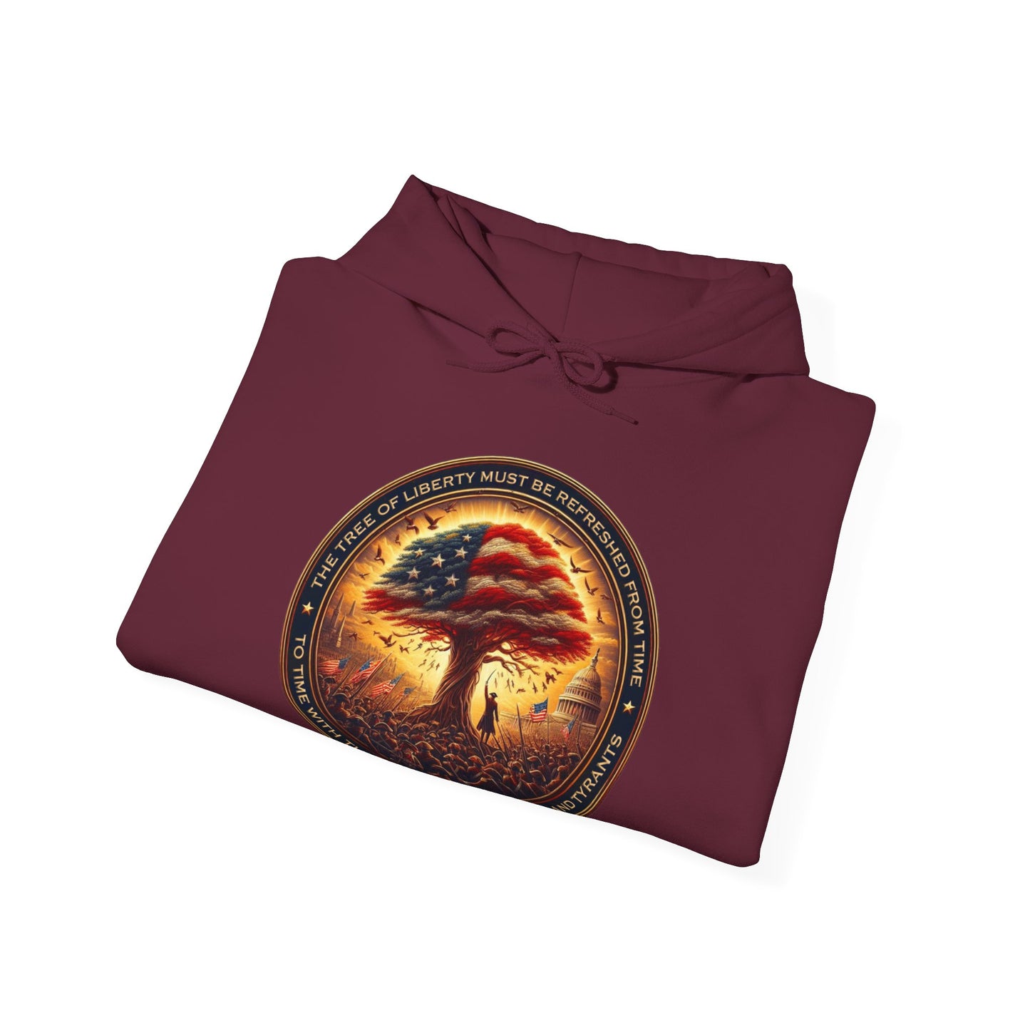 Patriots and Tyrants Hoodie Front