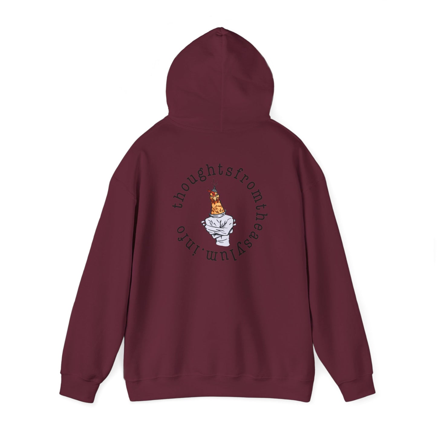 Round Logo Hoodie Back