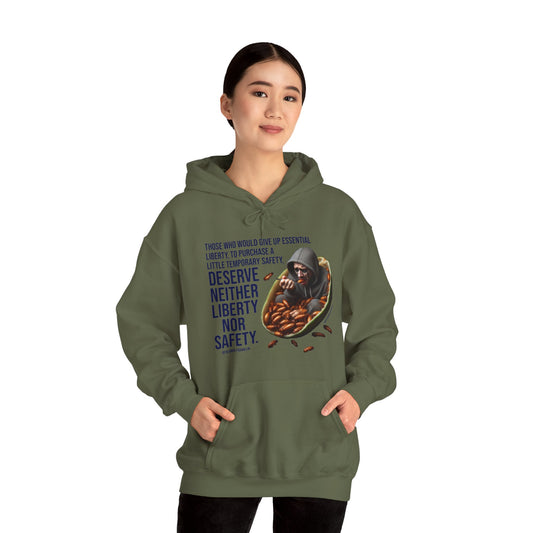 Liberty Nor Safety Hoodie Front