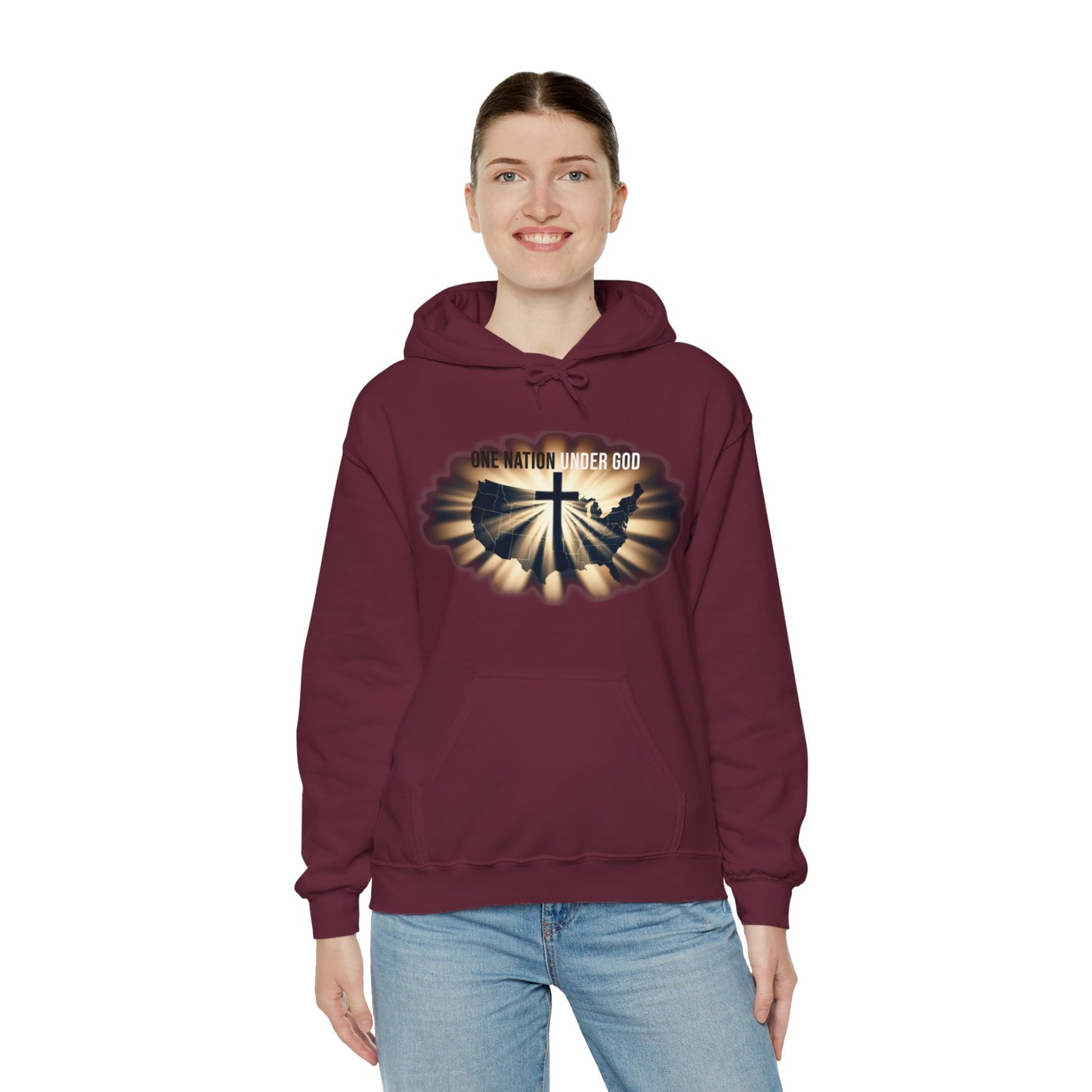 Under God Front Hoodie