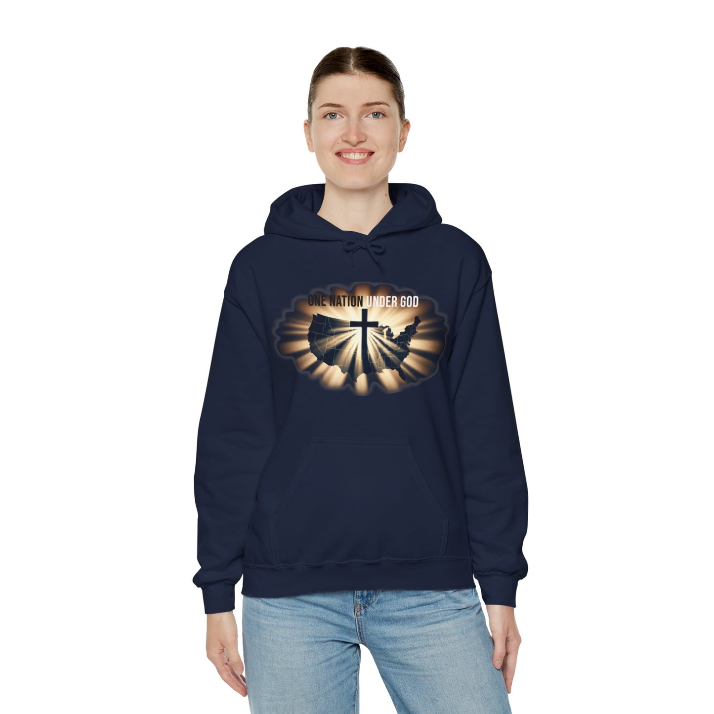 Under God Front Hoodie