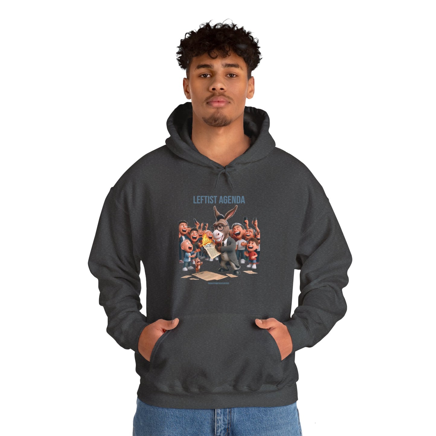 Leftist Agenda Hoodie Front