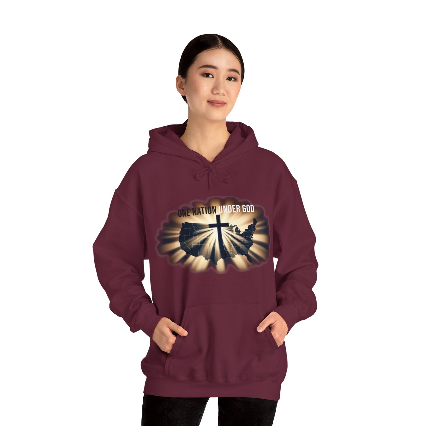 Under God Front Hoodie