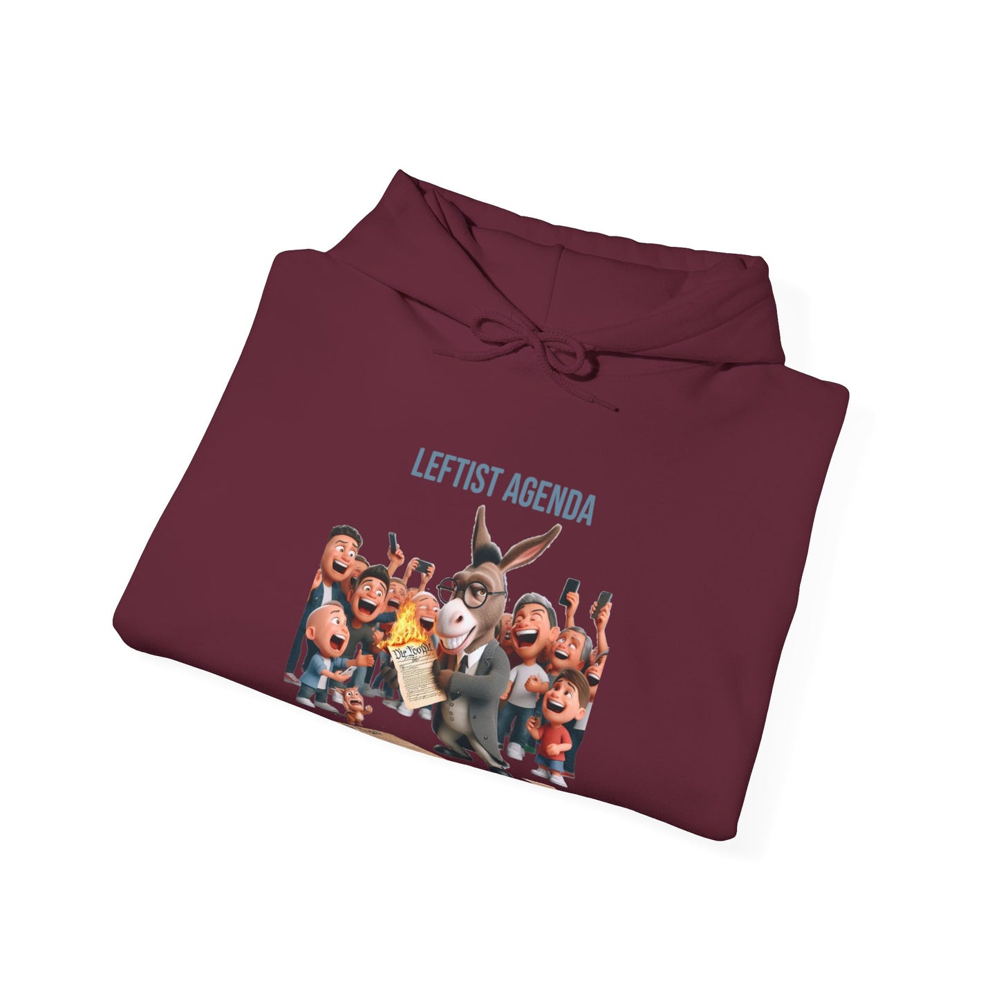 Leftist Agenda Hoodie Front