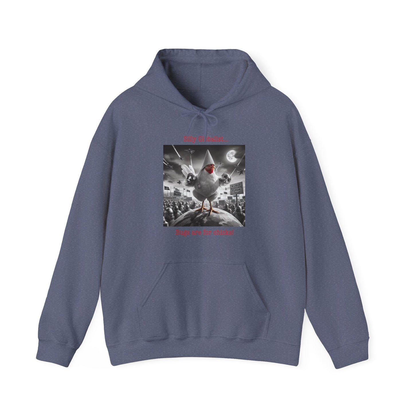 Silly Globalist Hoodie Front