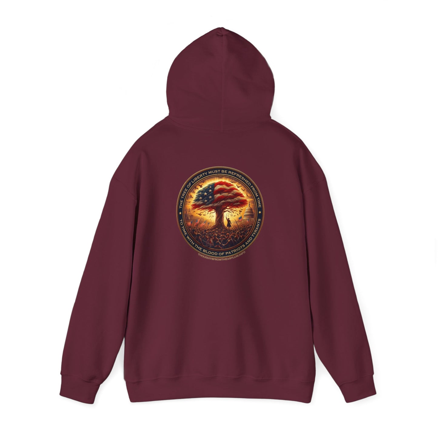 Patriots and Tyrants Hoodie Back