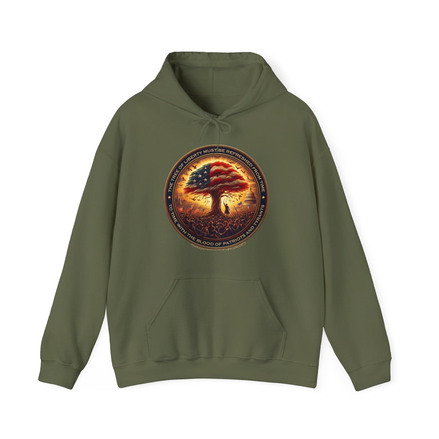 Patriots and Tyrants Hoodie Front