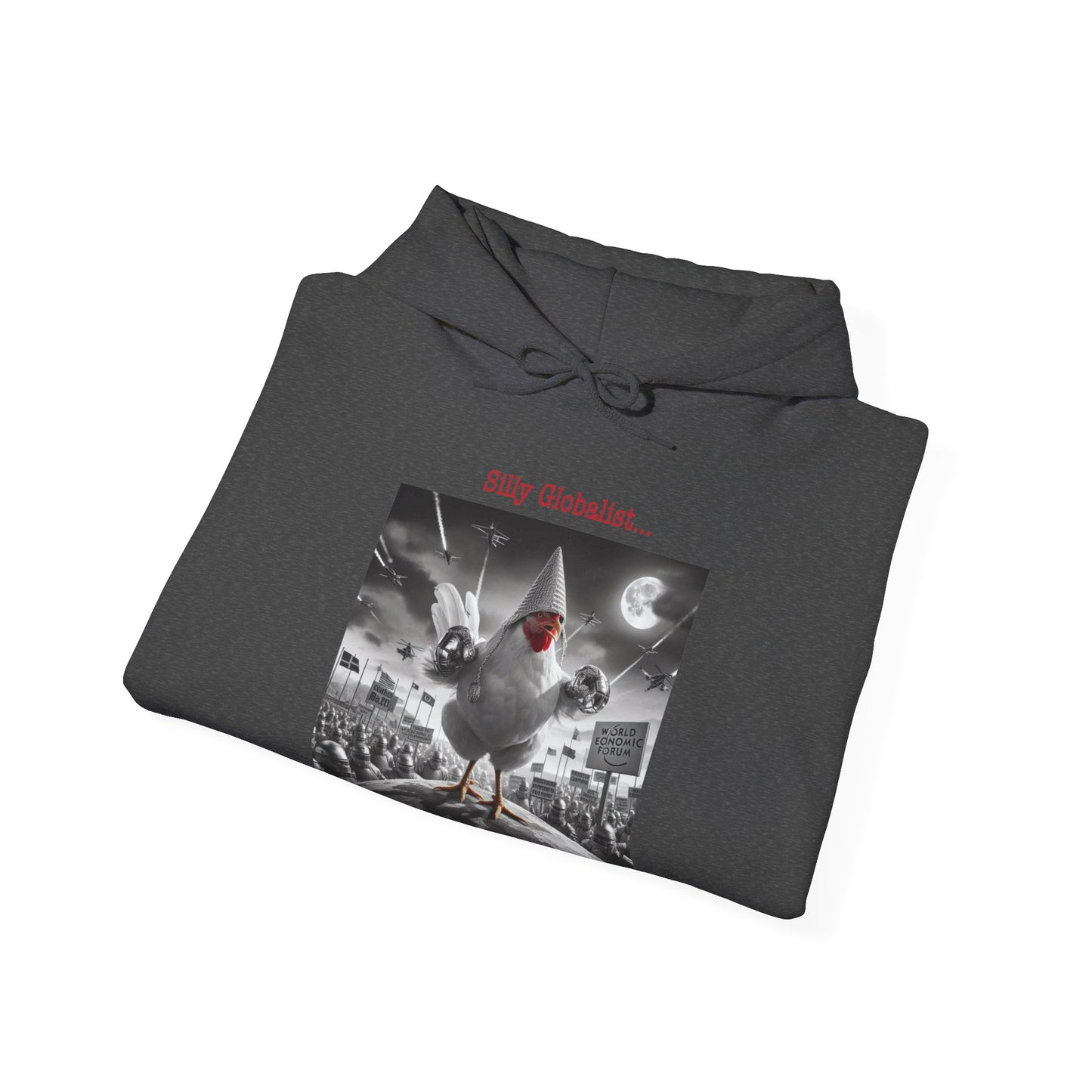 Silly Globalist Hoodie Front