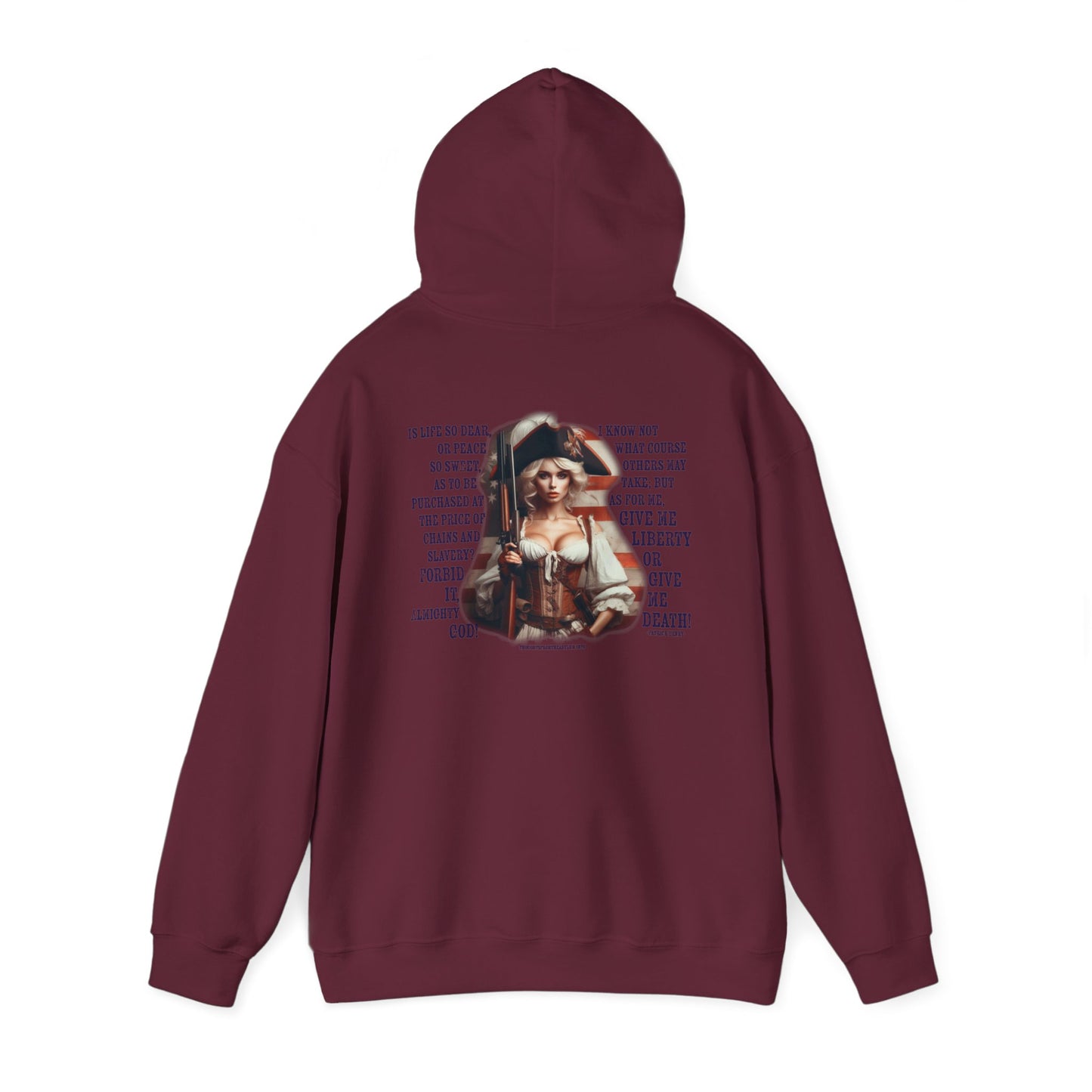 Liberty or Death Hoodie Back