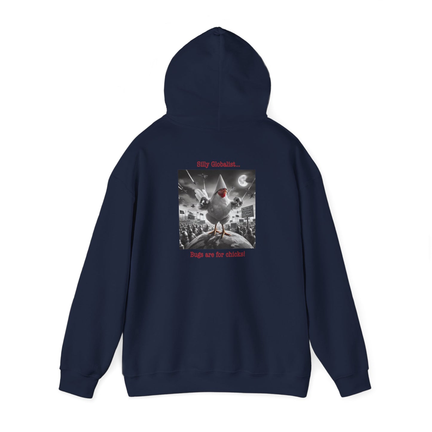 Silly Globalist Hoodie back