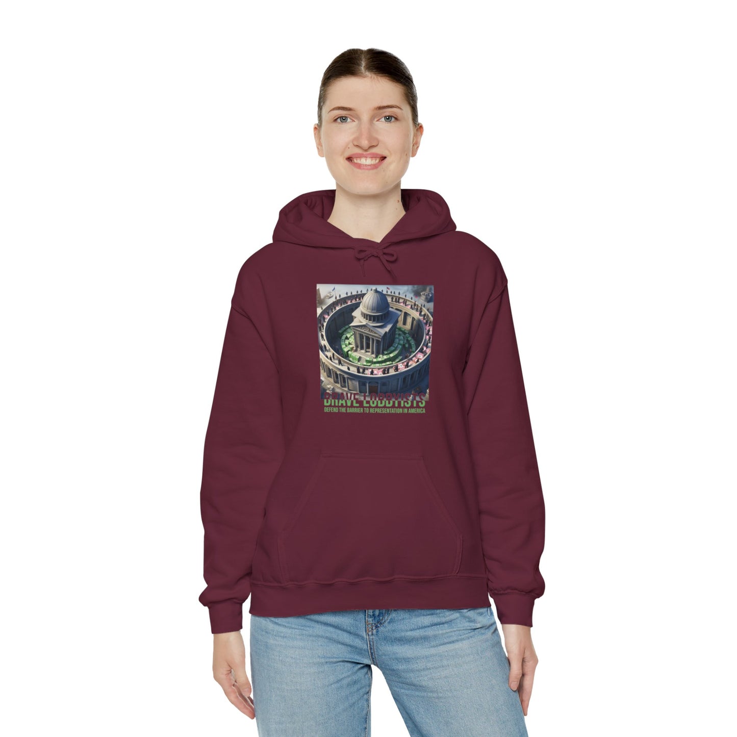 Lobbyist Front Hoodie