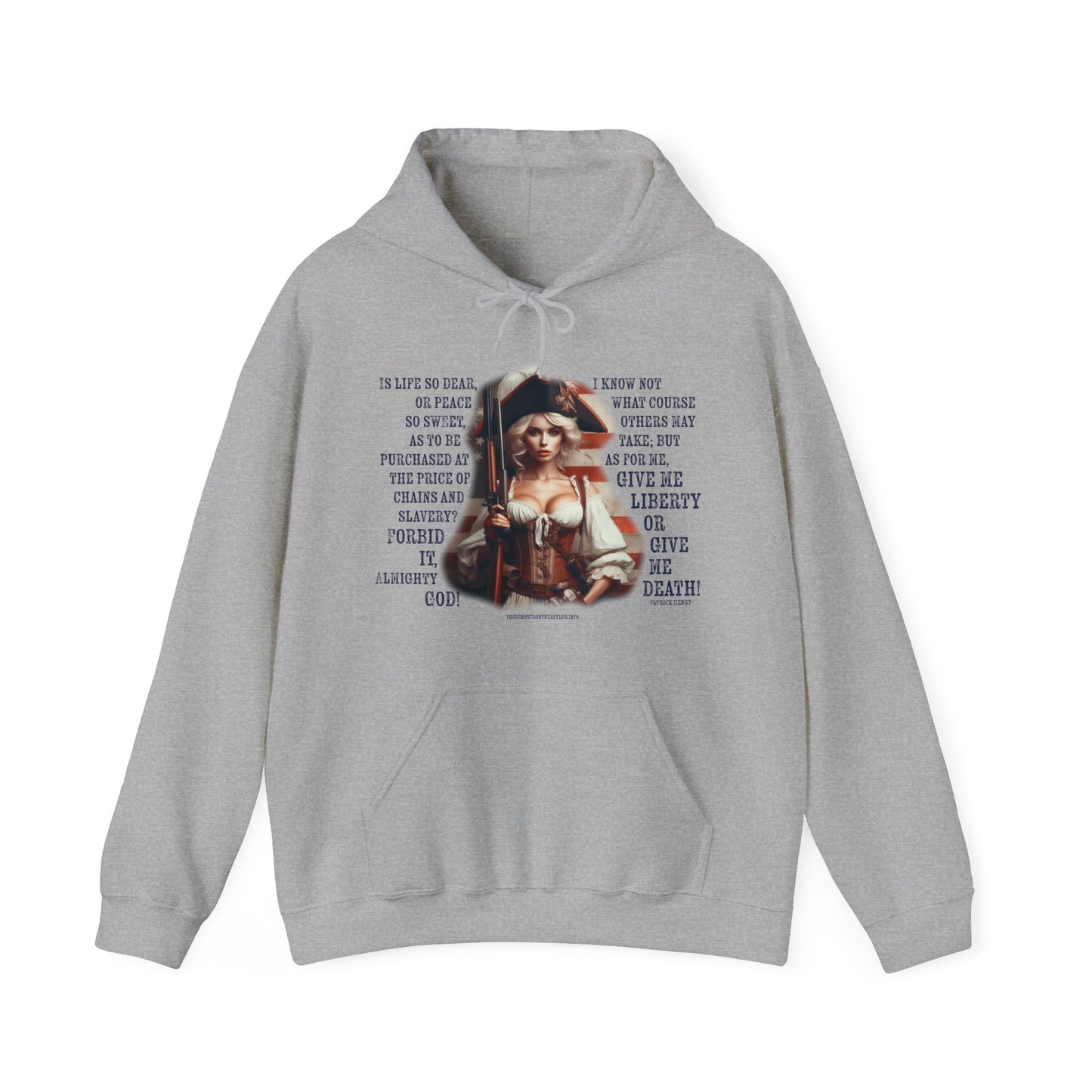 Liberty or Death Hoodie Front