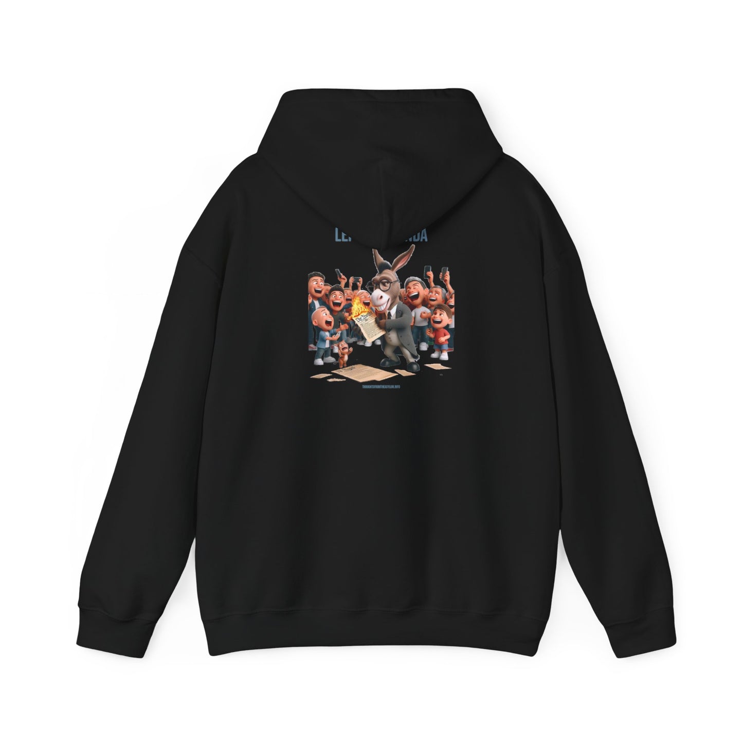 Leftist Agenda Hoodie Back