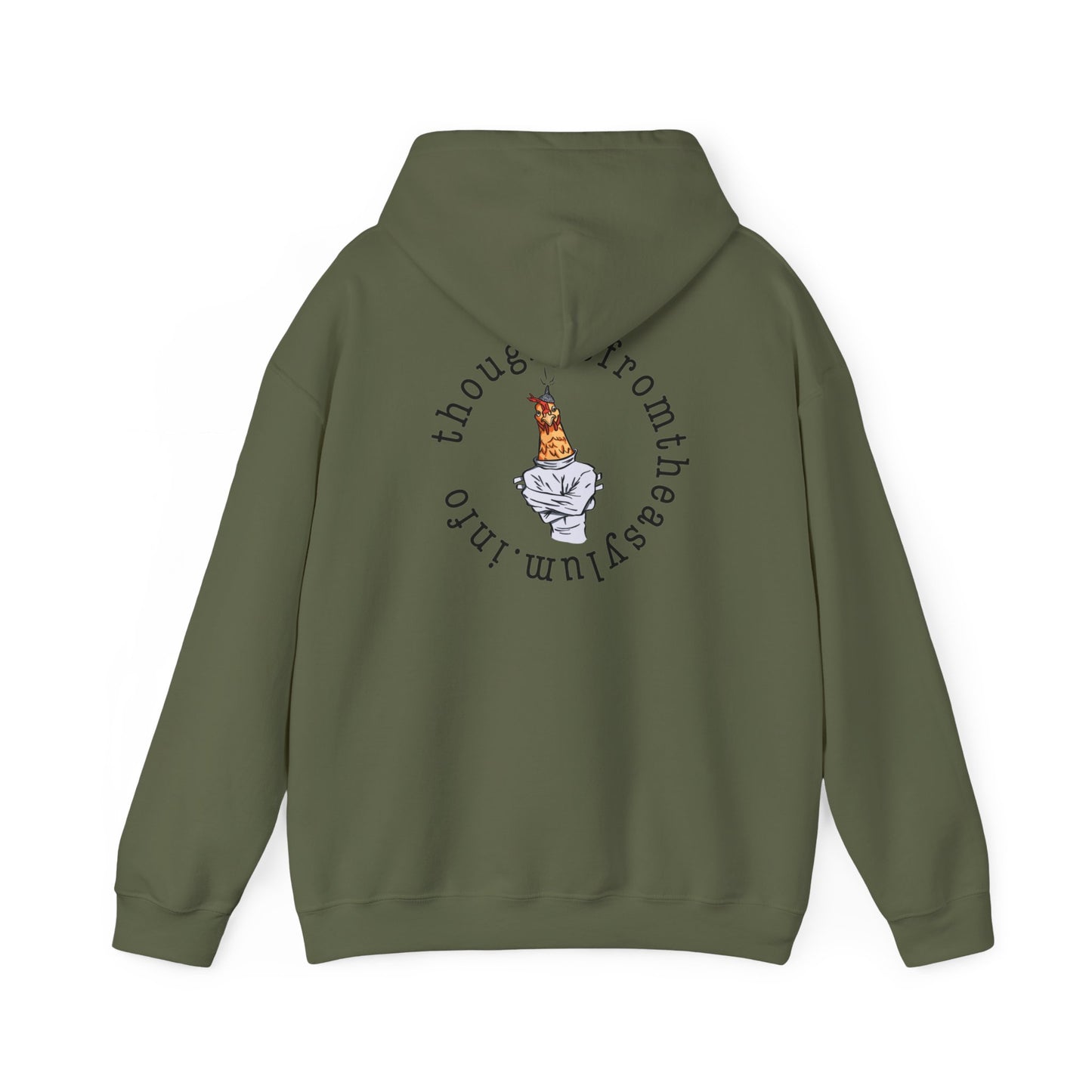Round Logo Hoodie Back