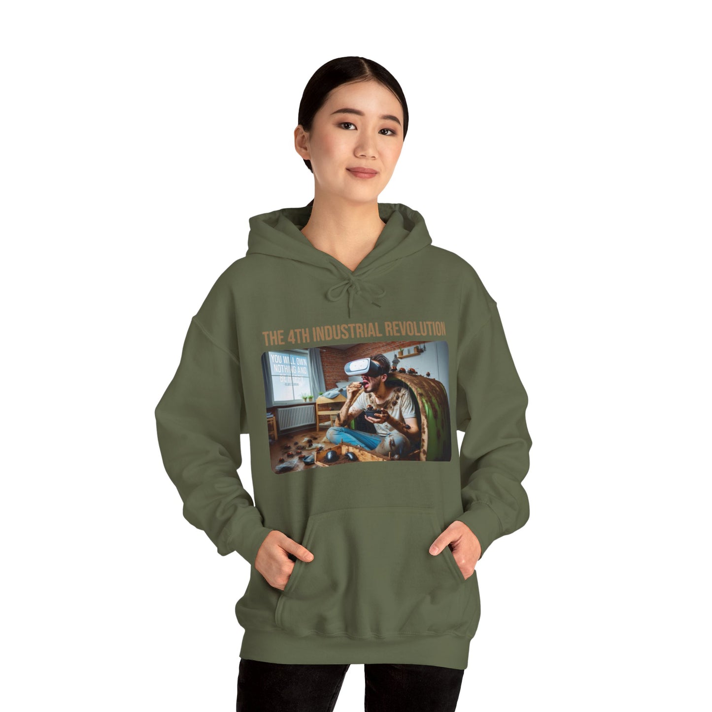 Industrial Front Hoodie