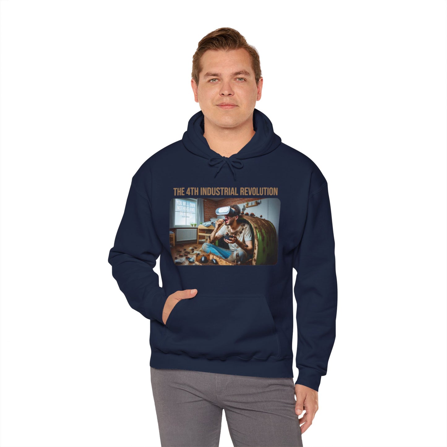 Industrial Front Hoodie