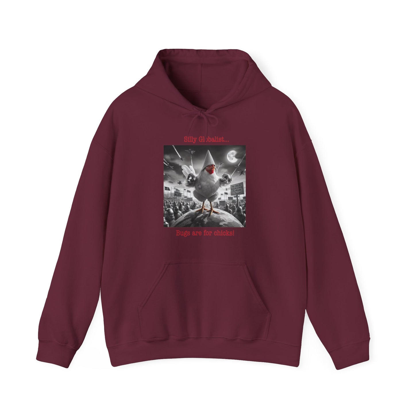 Silly Globalist Hoodie Front